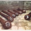 Maskers, wilgenhout, L 160 cm, 1999